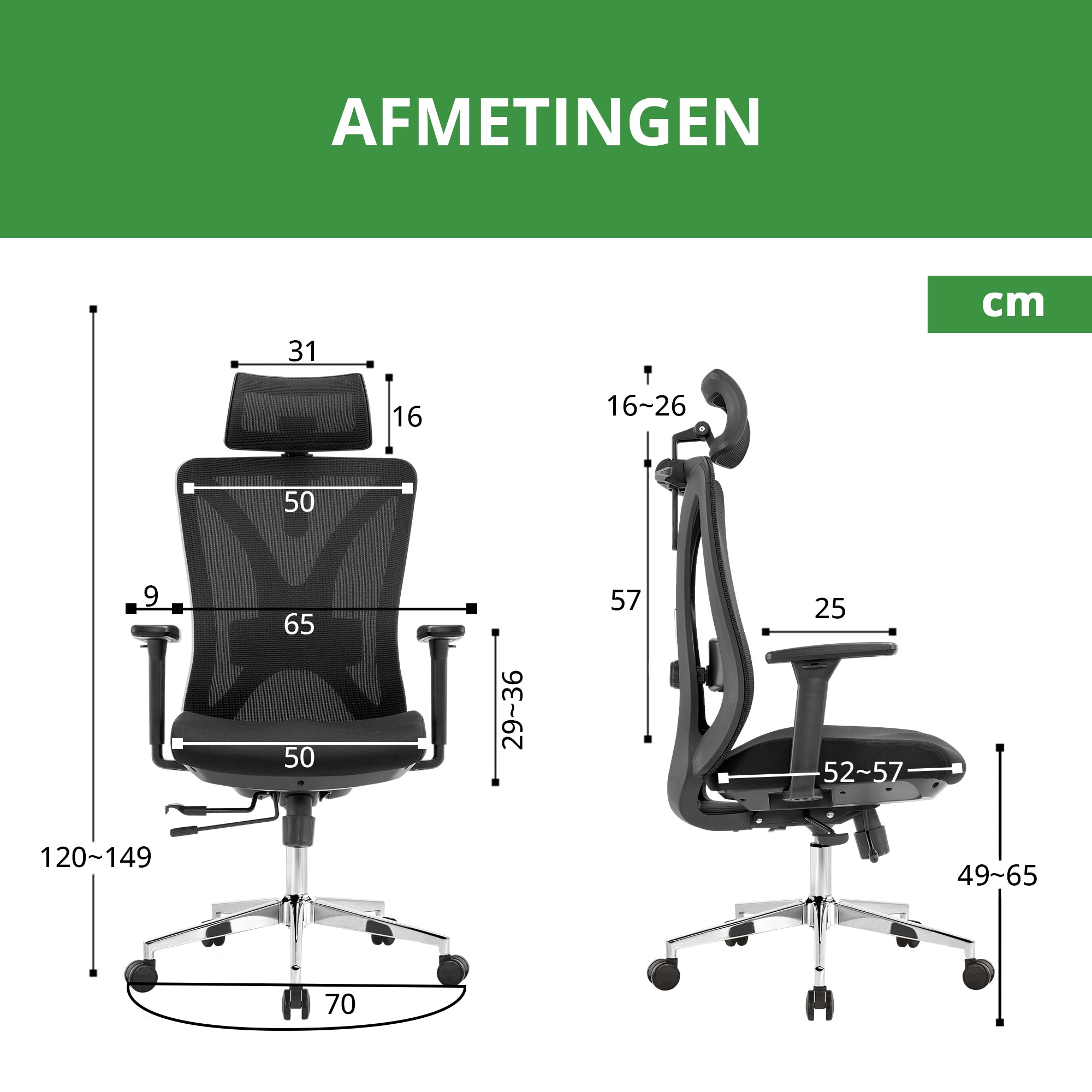 Manager Bureaustoel Lux
