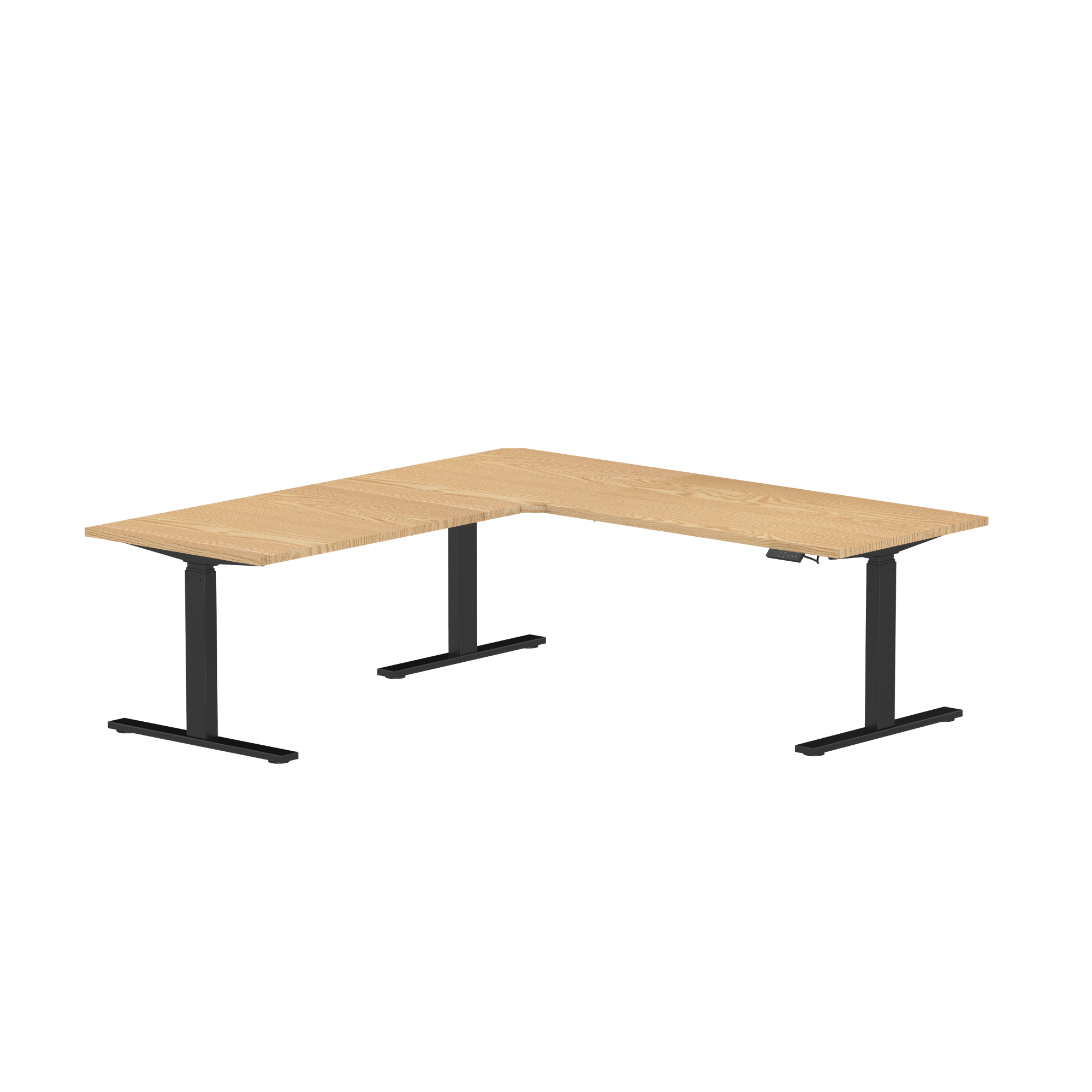 Zit-sta hoekbureau S3 180x160x70