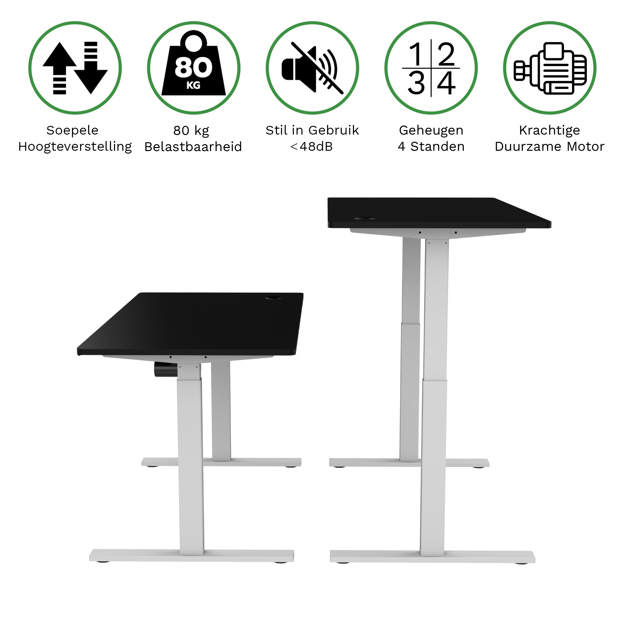 Zit-sta bureau S1 160x70