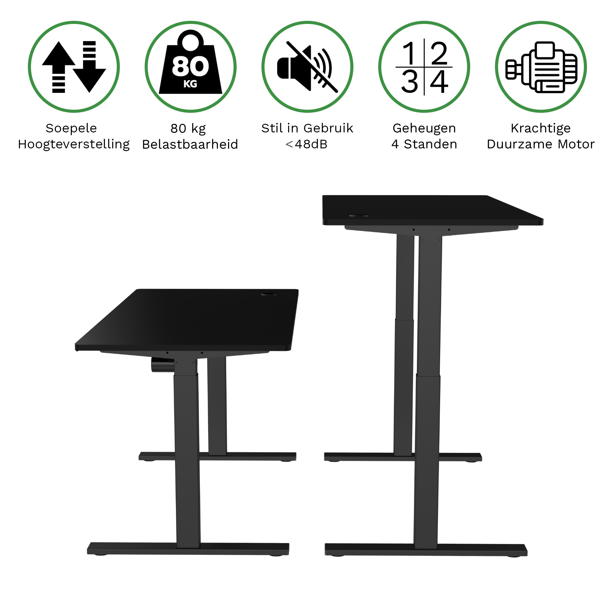 Zit-sta bureau S1 160x70