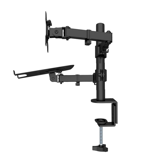 Laptop Monitor arm monitor and laptop