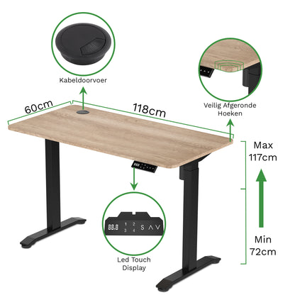 Zit-sta bureau Compact Pro 118x60