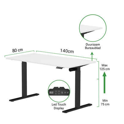 Zit-sta bureau S1 140x80