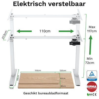 Bureau onderstel compact pro