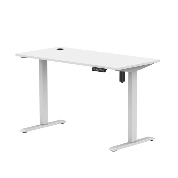 Zit-sta bureau compact 118x60 Wit / Puur wit