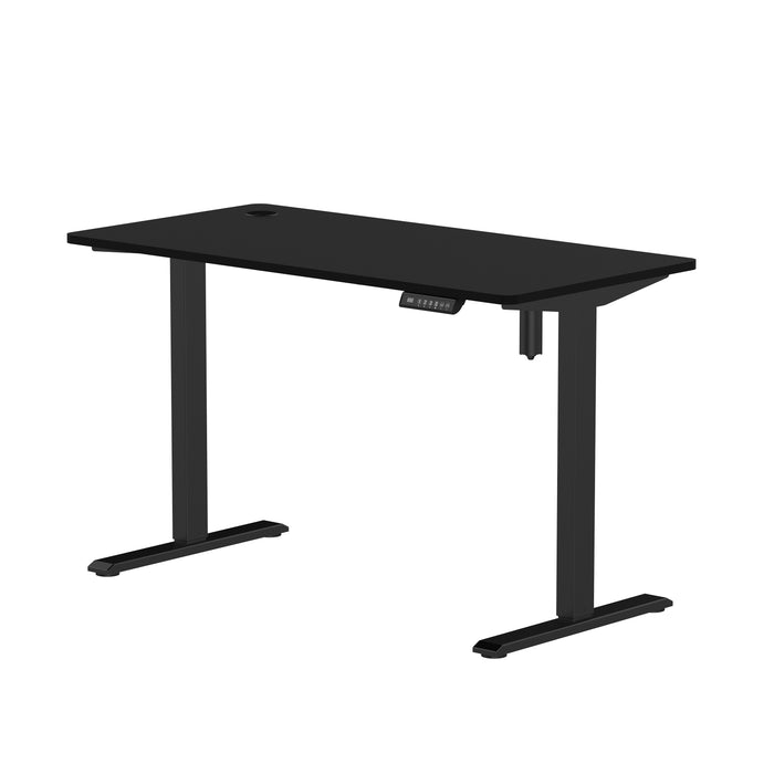 Zit-sta bureau compact 118x60 Zwart / Intens zwart