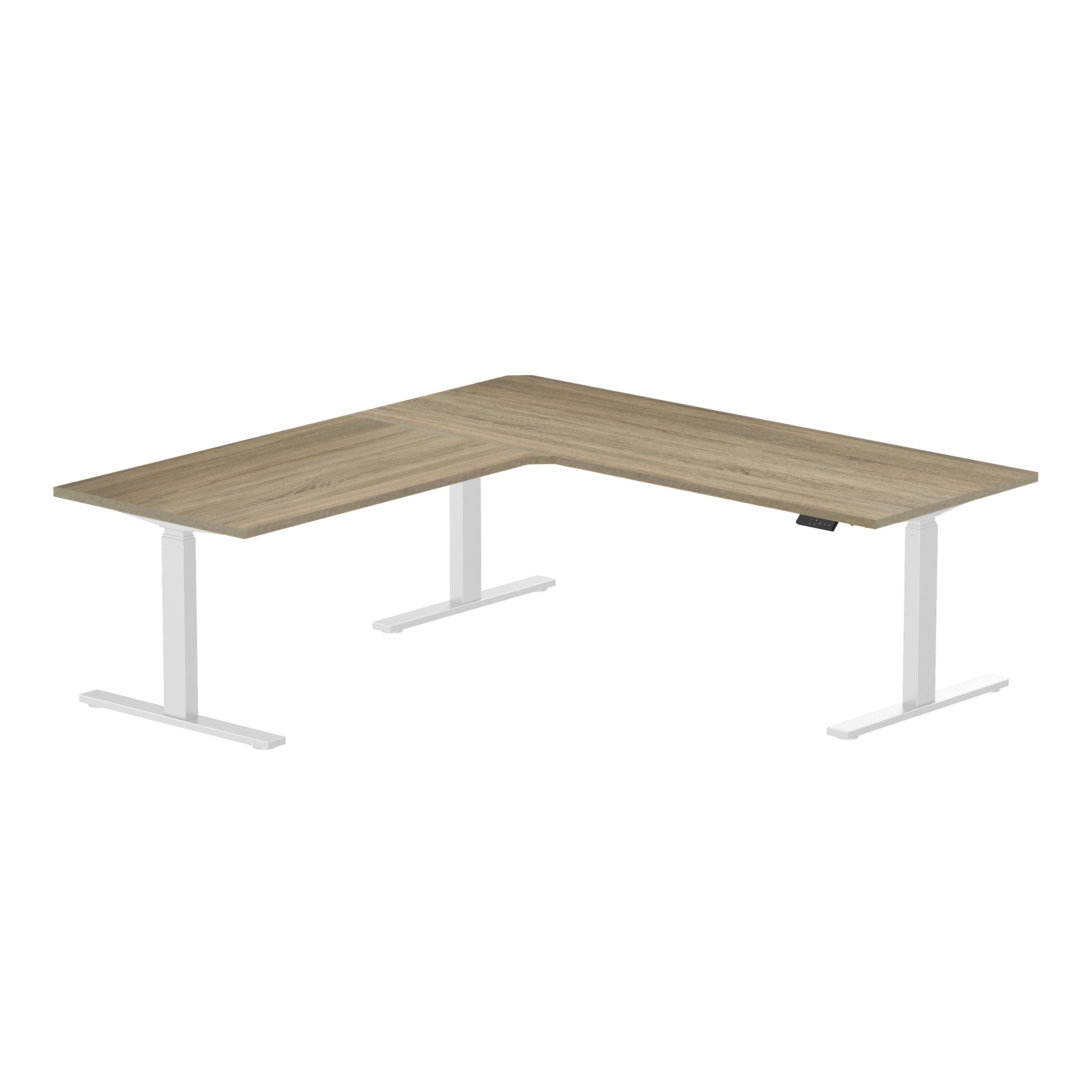 Zit-sta hoekbureau S3 200x160x80