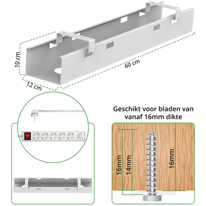 Kabelgoot 60 cm