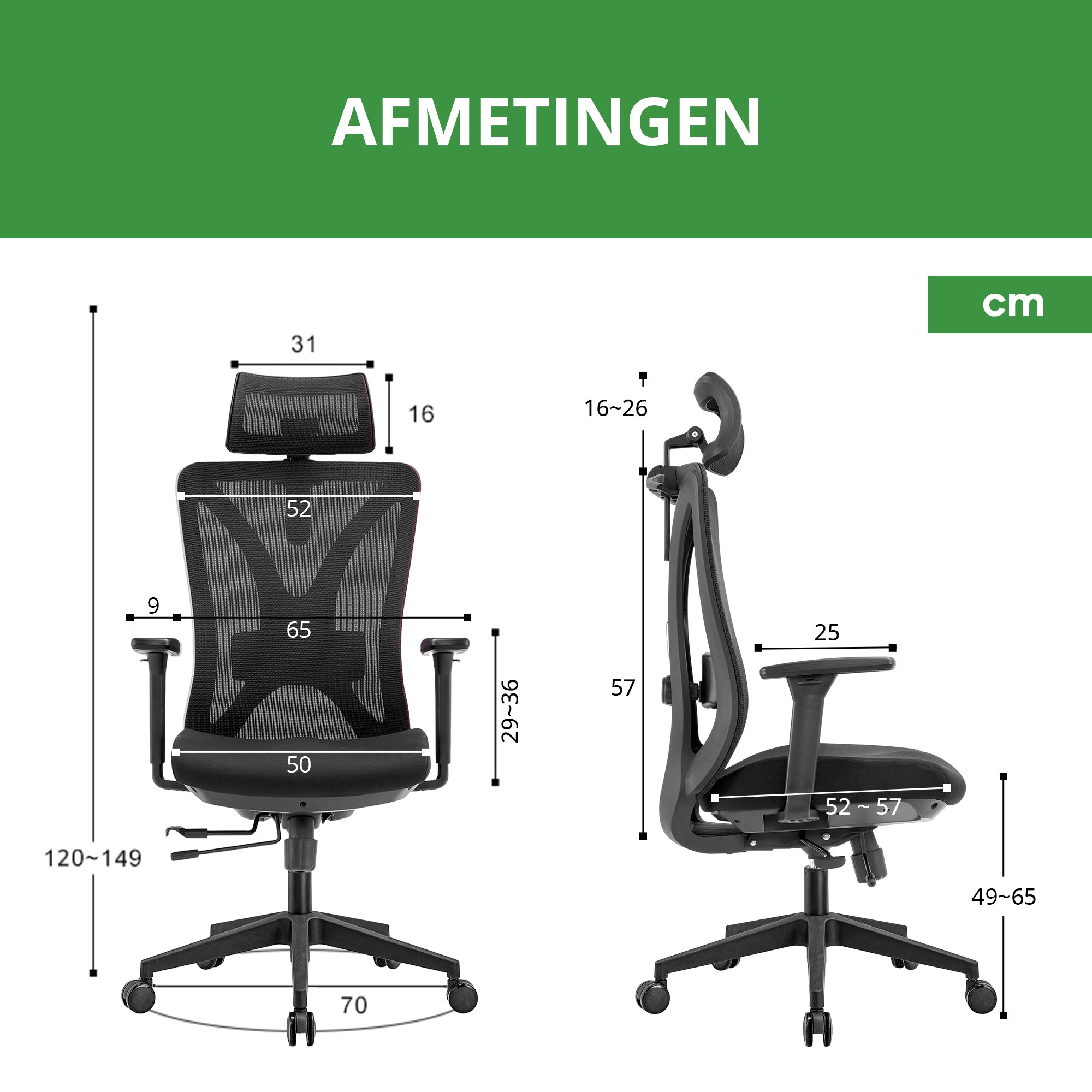Manager Bureaustoel Lux