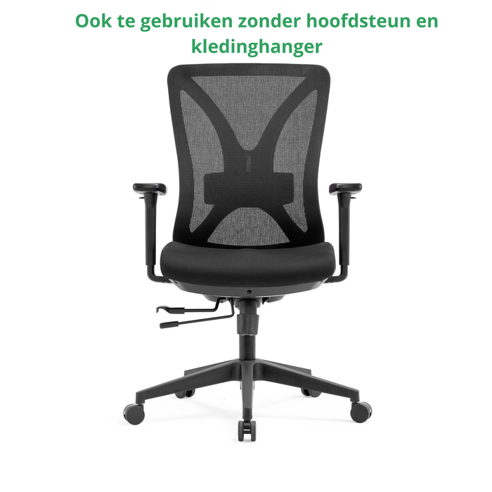 Manager Bureaustoel Lux Zwart