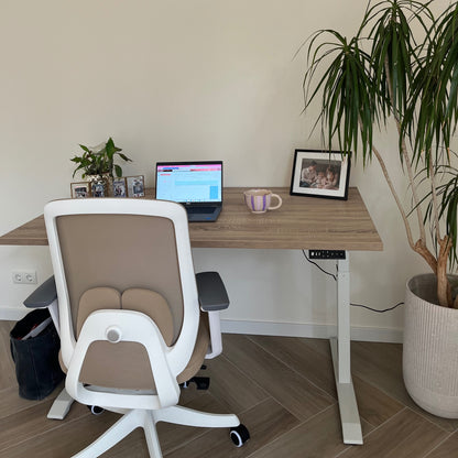 Bureaustoel Nova Beige Wit