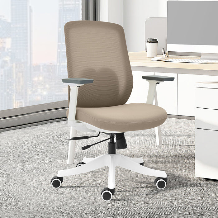 Bureaustoel Nova Beige Wit