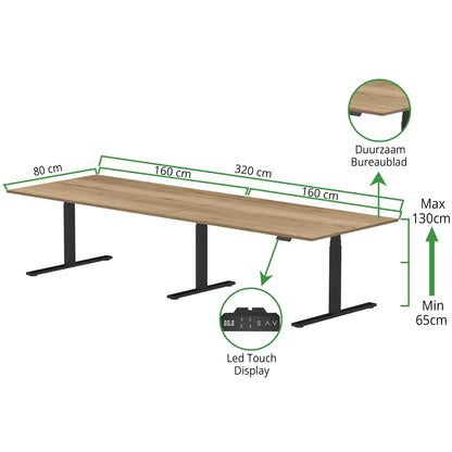 Zit-sta bureau S3 320x80