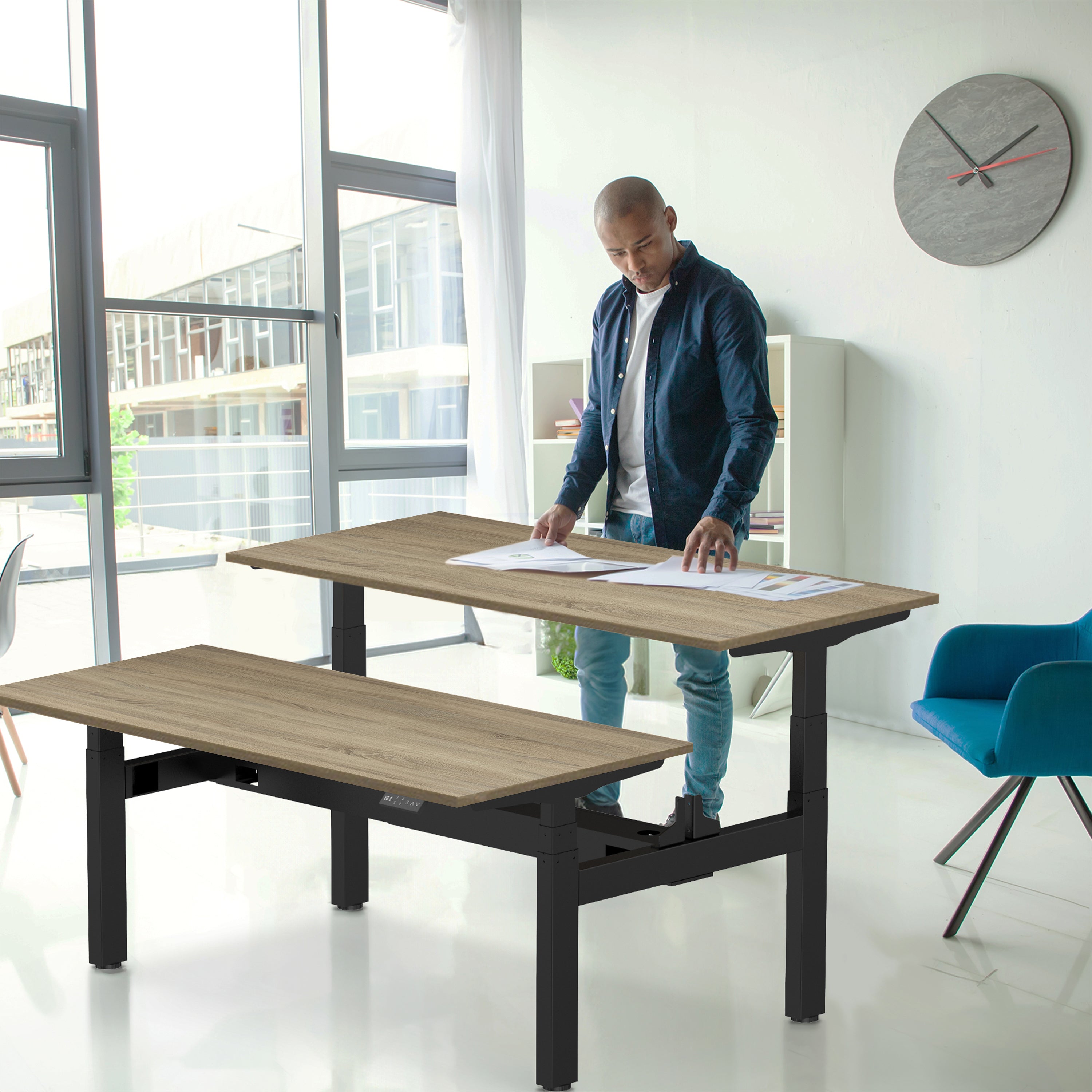 Zit-sta bureau S4 160x80