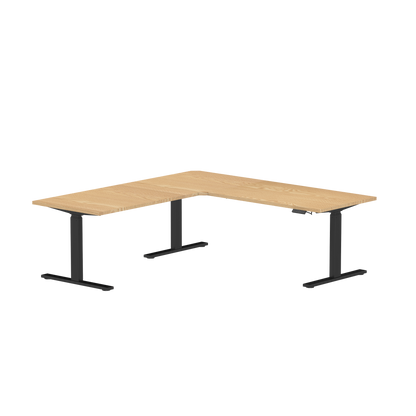 Zit-sta hoekbureau S3 180x160x70