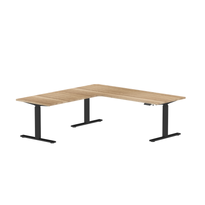 Zit-sta hoekbureau S3 180x160x70