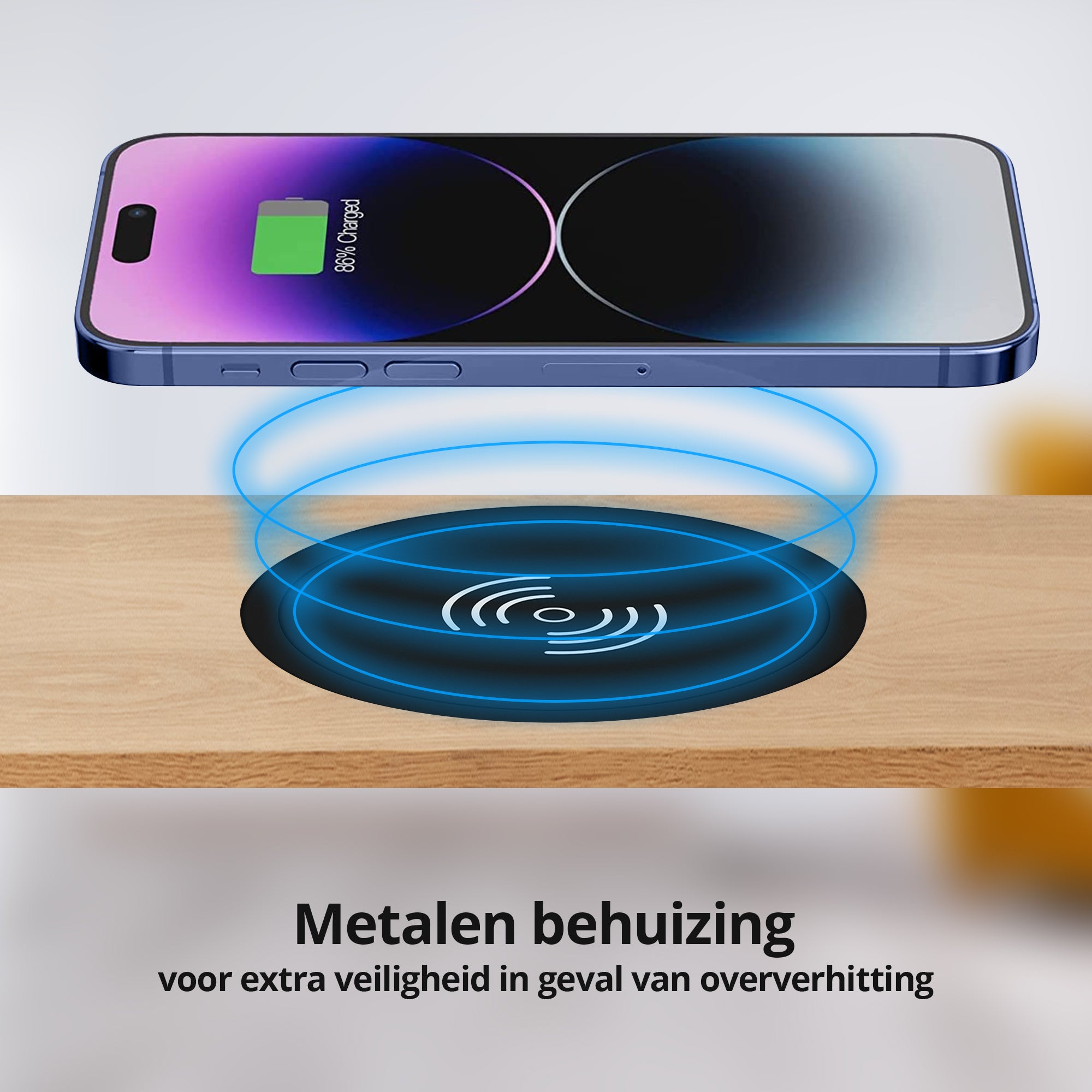 Qi lader draadloze oplader telefoon