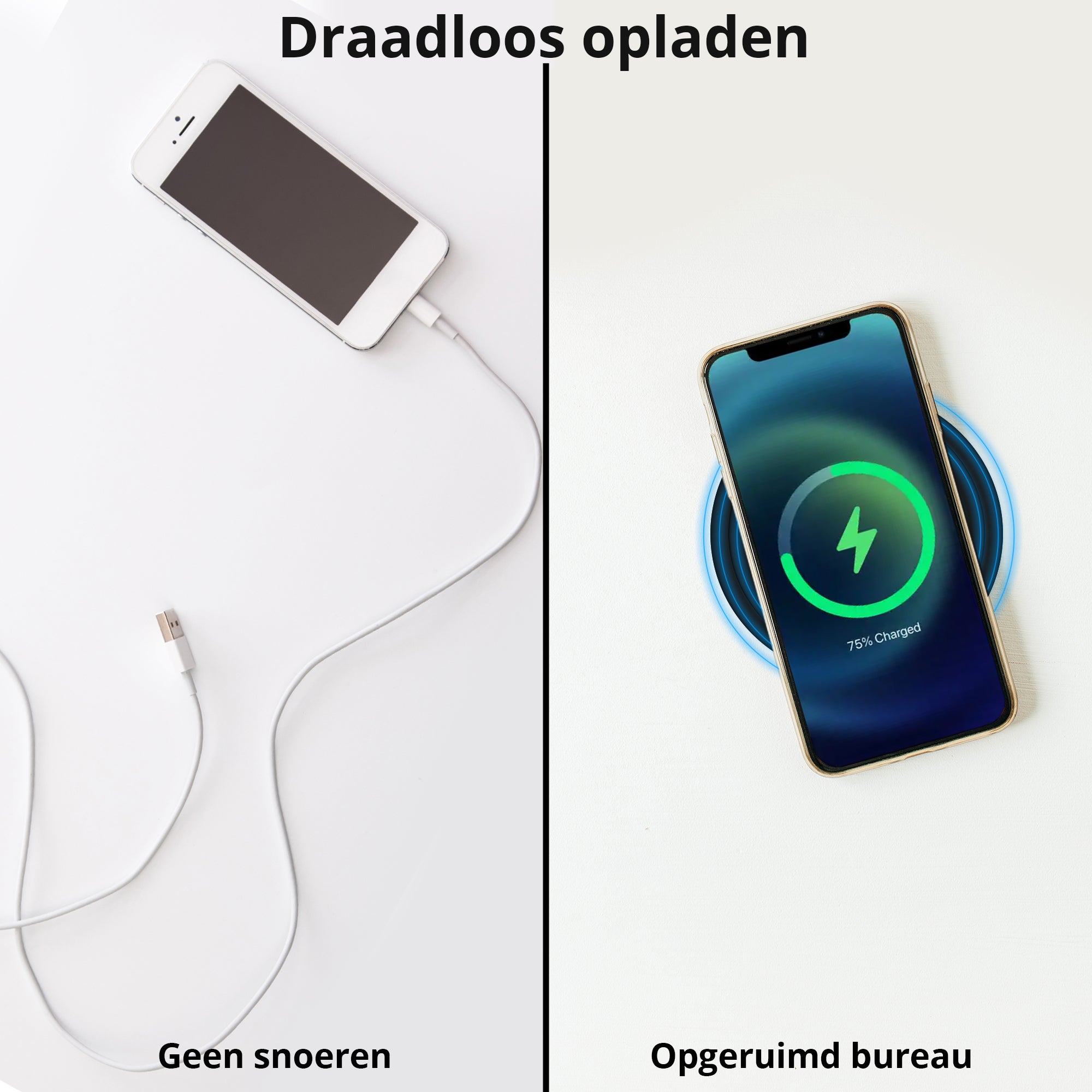 Qi lader draadloze oplader telefoon